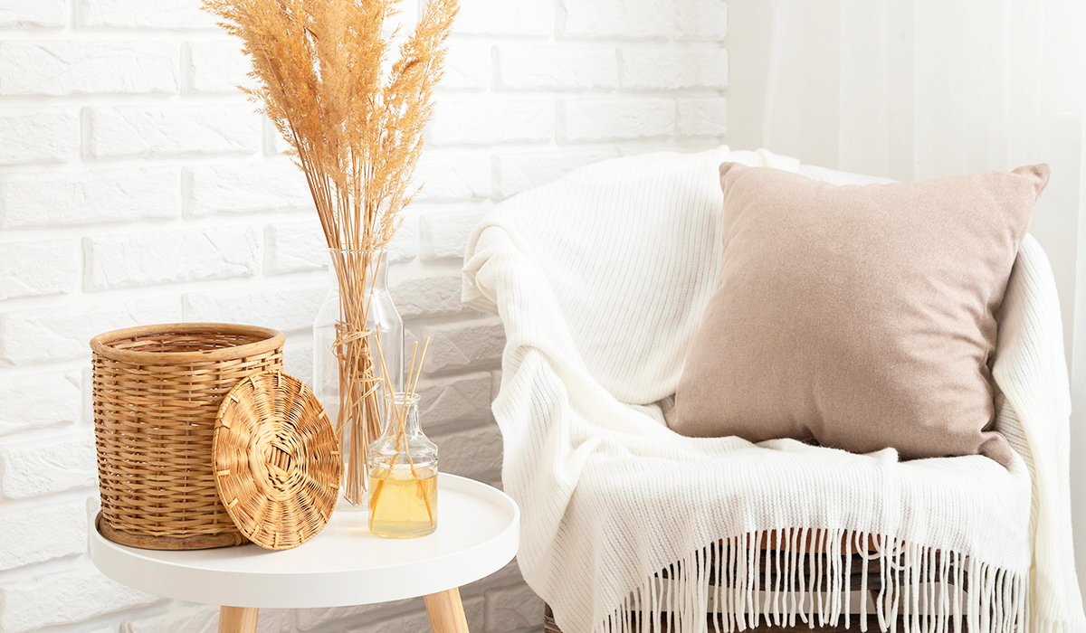 インテリア雑貨でコーディネートされた部屋